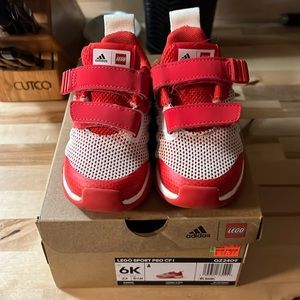 EUC Toddler Adidas Sneakers- Lego Edition